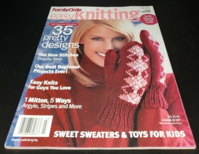 CK3 FAMILY CIRCLE, EASY KNITTING PLUS CROCHET MAGAZINE, FALL 2005