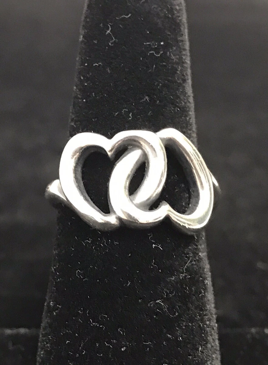James avery linked hearts ring clearance