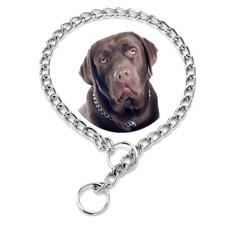 26 Inch Large Heavy Duty Chain Dog Collar Metal Slip Link Training Collar