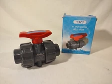 1 In True Union Ball Valve Slip PVC Flange Coupler