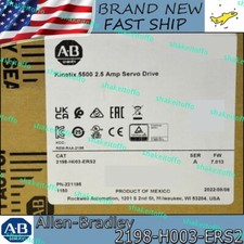 Factory Sealed AB 2198-H003-ERS2 Kinetix 5500 2.5 Amp Servo Drive AB