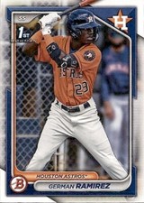 2024 BOWMAN PROSPECT 1ST PAPER HOUSTON ASTROS - GERMAN RAMIREZ #BP-93