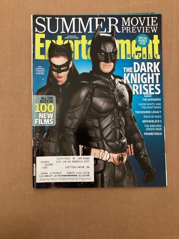 Dark Knight Rises Entertainment Weekly Apr 2012 Christian Bale Anne Hathaway 