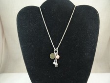 Disney Part of Your World Charm Necklace 4 charms 21" chain