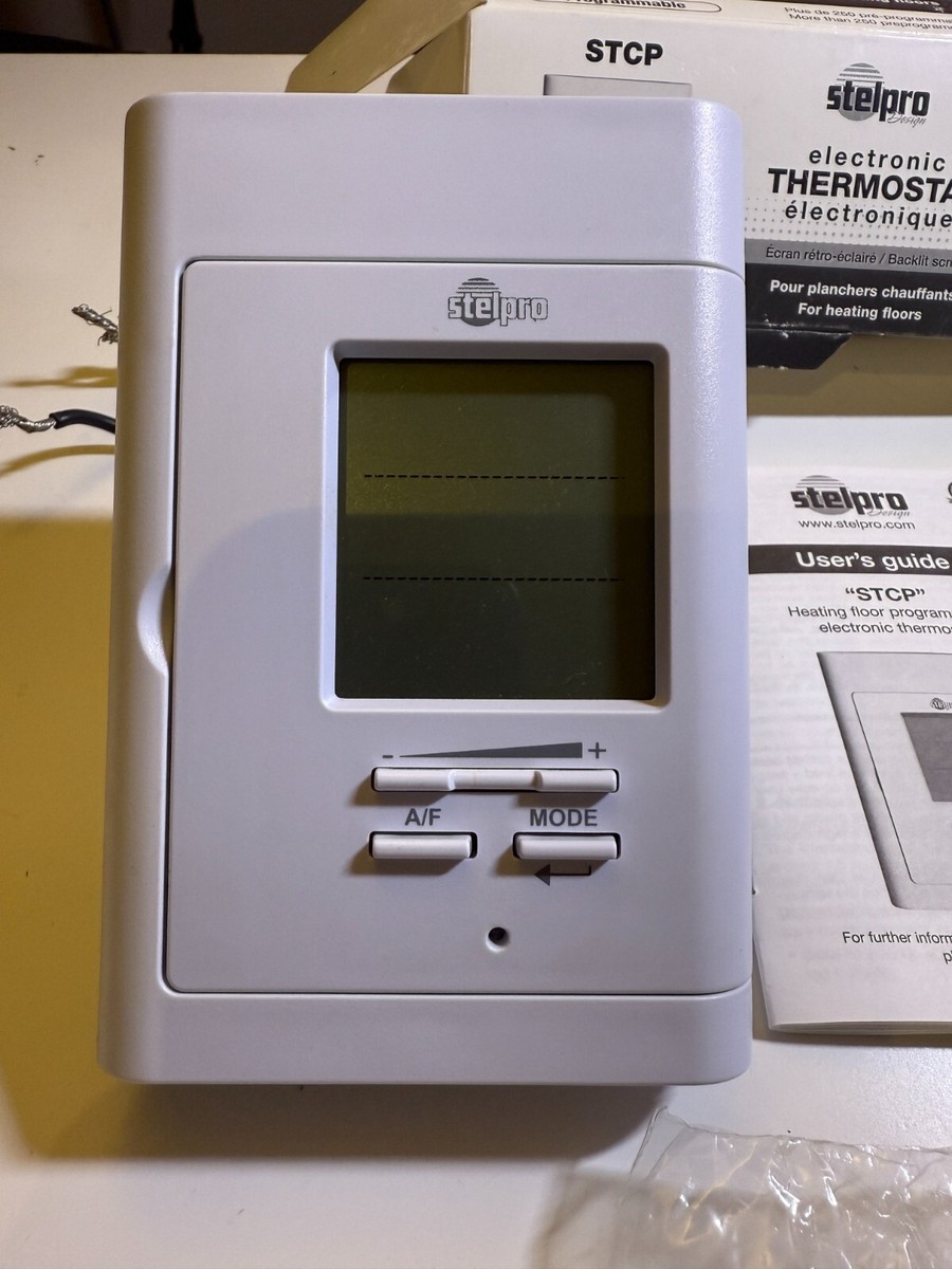 Stcnpw5 Stelpro Floor Heating Thermostat STELPRO DESIGN STCPW5 - Main Image