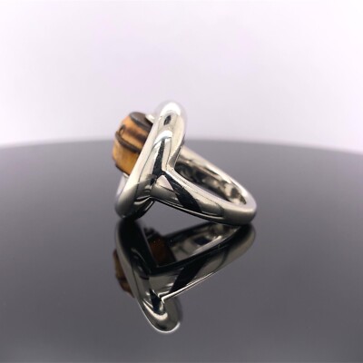Gucci Sterling Silver Bamboo Horsebit Ring $1500 Retail | eBay