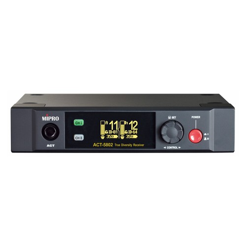Mipro ACT-5802 Receptor Digital 2 Canales 5,8 GHz + Micrófono Transmisor de Mano - Imagen 4 de 5