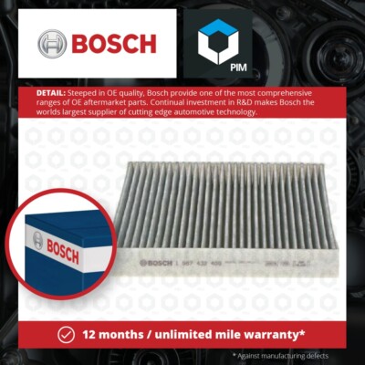 Pollen / Cabin Filter fits FORD MONDEO Mk4, Mk4 TDCi 07 to 14 Bosch 1253220 New