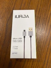 Iurja  micro usb data cable 3.3 feet. Heavy duty braided cable. 