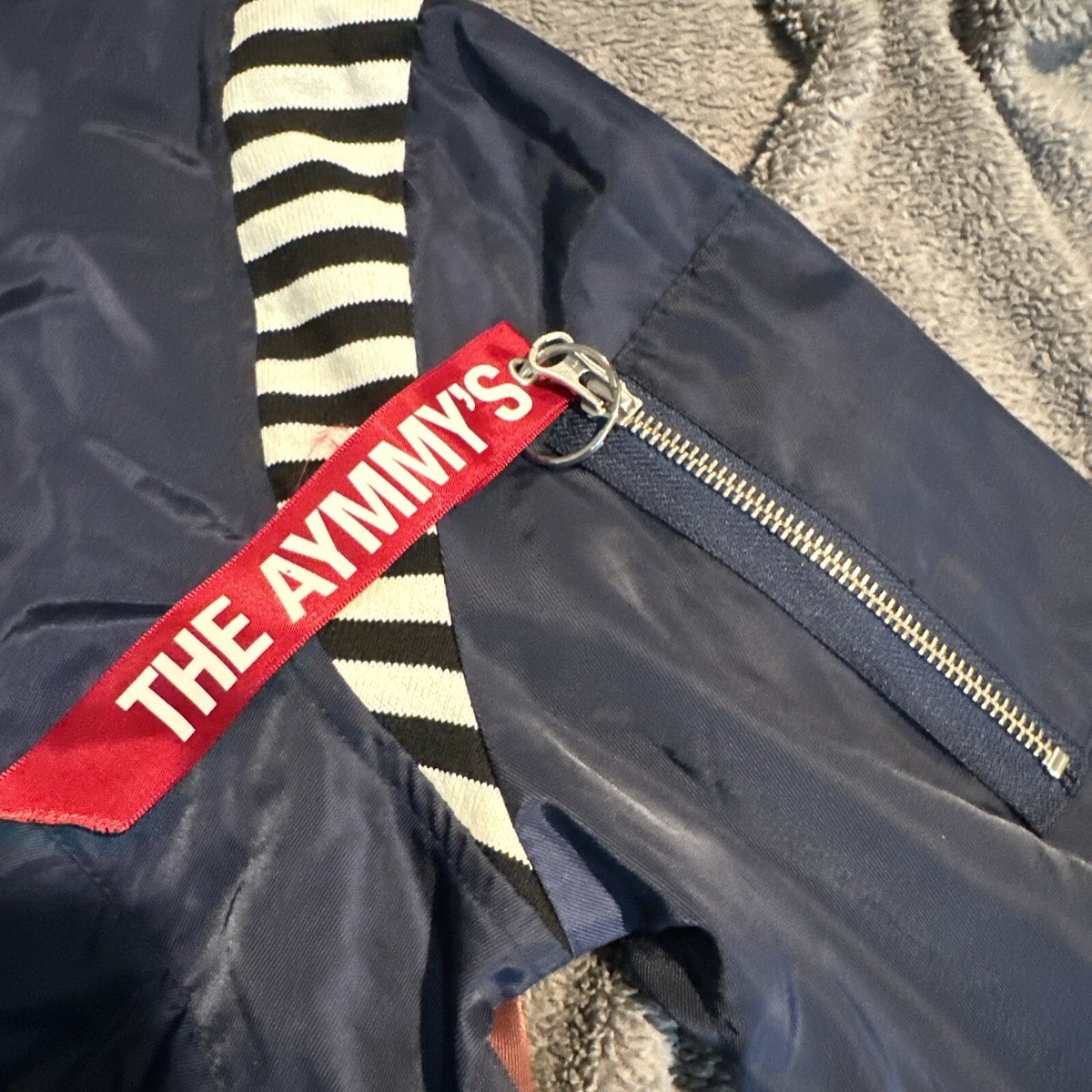 Aymmy In The Batty Girls - Navy Jacket Small 