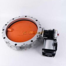 ONE DN300 Pneumatic powder Cement double flanged butterfly valve