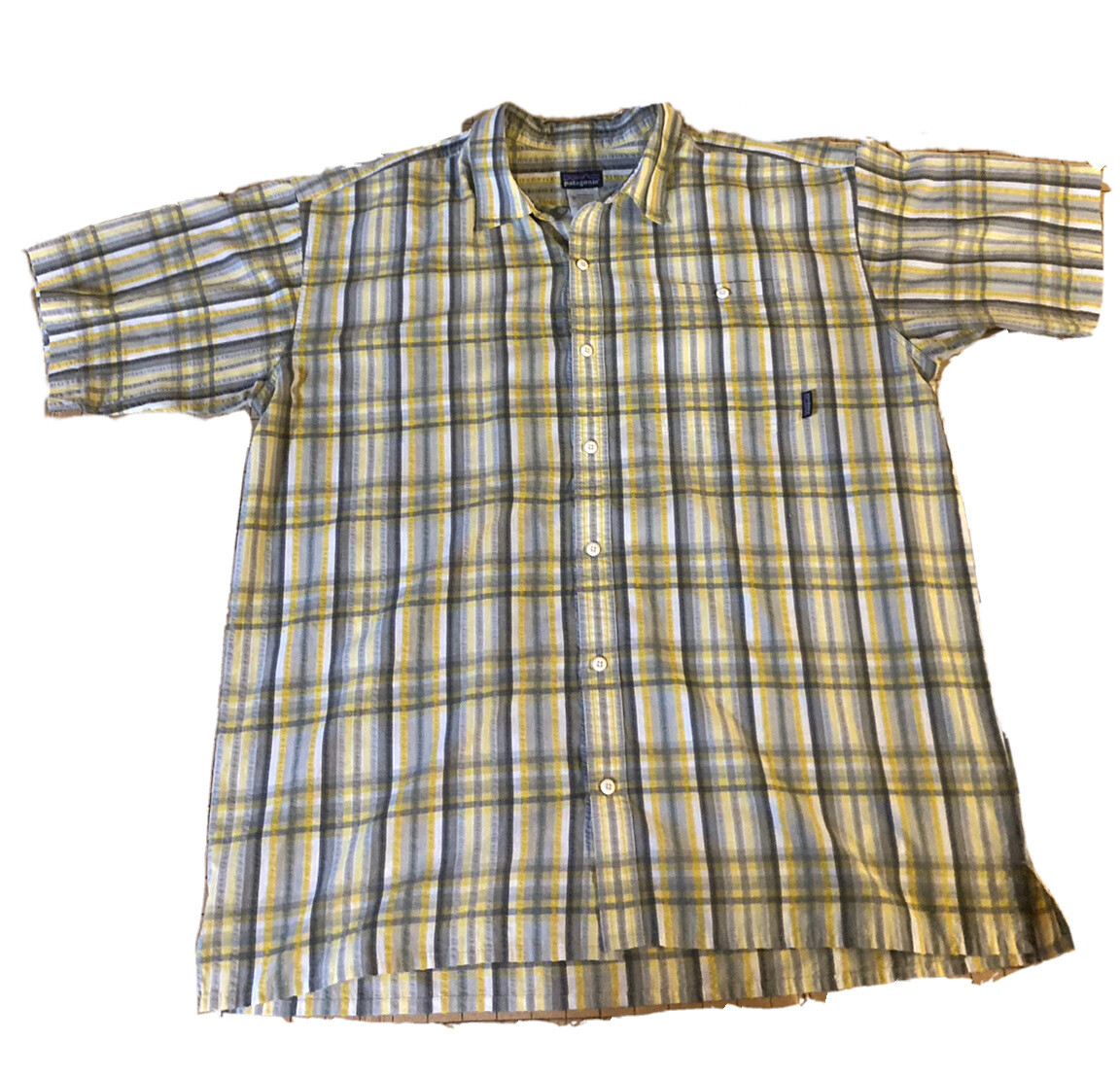 Patagonia Puckerware Shirt Mens Color: Cookhouse: Honeybee