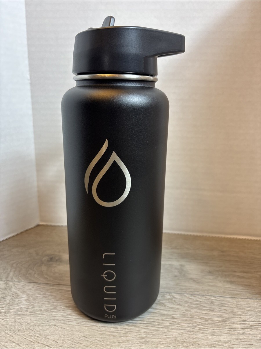 Liquid Plus Insulated Water Bottle Hot Or Cold BPA Free Stainless Leak Proof NEW