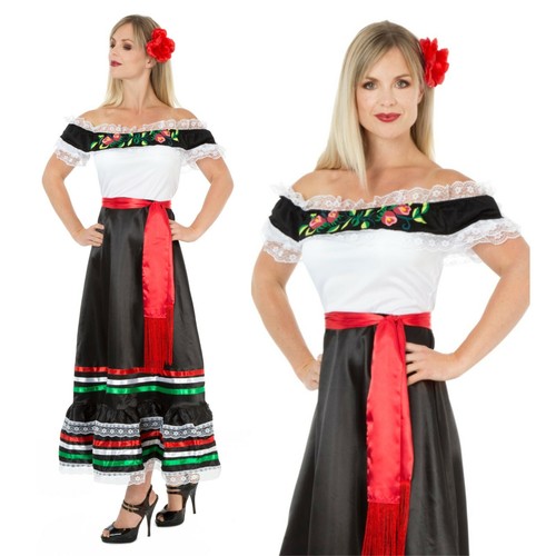 Ladies Mexican Wild West Fancy Dress 