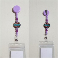 Mama retractable badge id holder, retractable badge holder, retractable id, R6