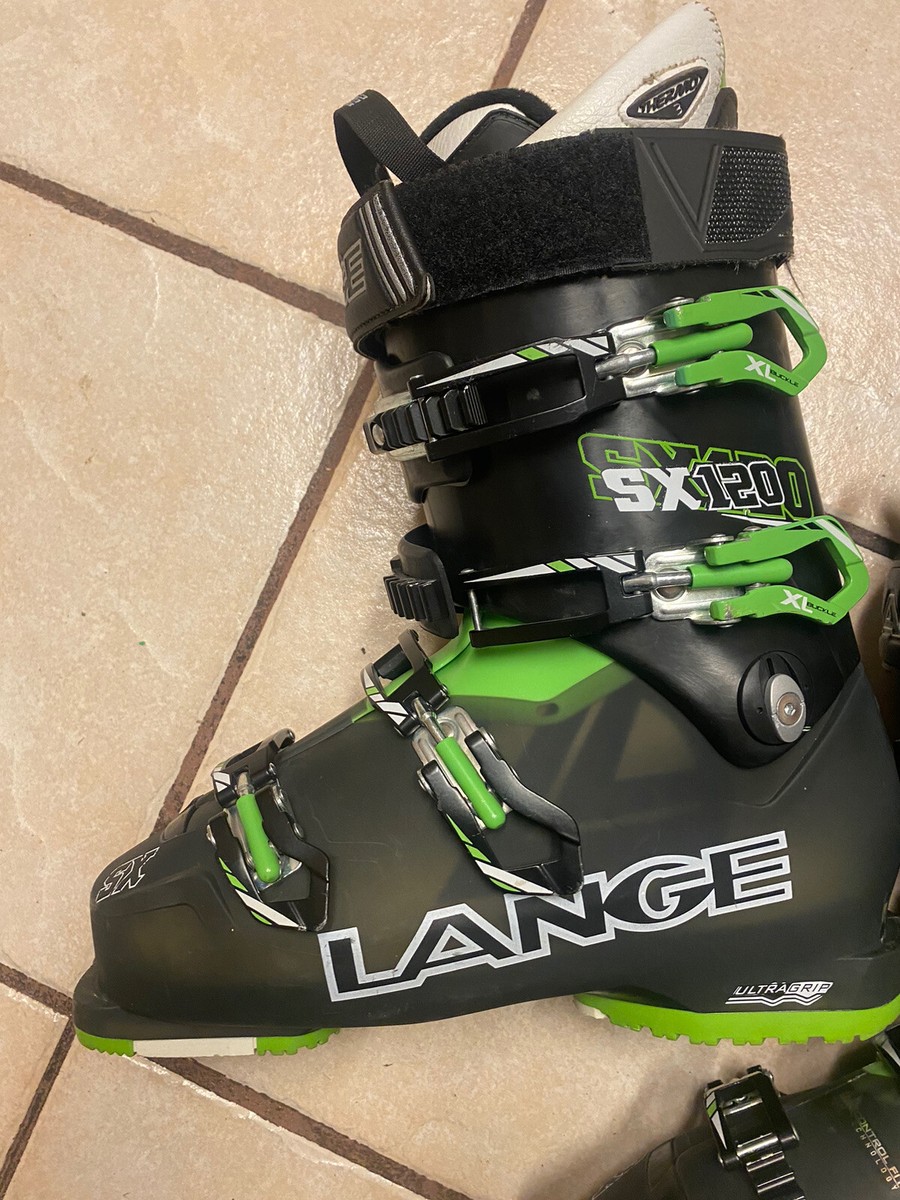 Lange SX 120 Black Green 306mm 265 Size (M-8.5/W-9.5) Ski Boots | eBay