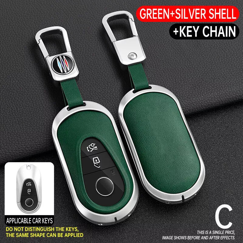 For Mercedes Benz C S Class 20212023 Car Key Fob Case Cover Zinc Alloy
