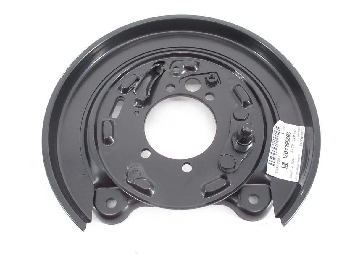 Genuine OEM Subaru 26255AA071 Driver Rear Brake Backing Plate Dust
