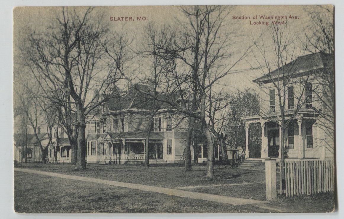 1908 Washington Ave. Homes Slater Missouri MO Postcard eBay