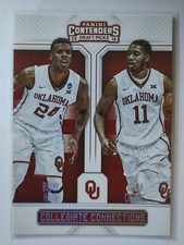 2016-17 Panini Contenders Draft Picks #10 Buddy Hield/ Isaiah Cousins