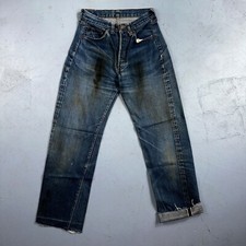 Levis 501 Big E Vintage 60s Redline Selvedge USA XX 1960s Jeans 27x30 Act 25x28