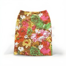 New Talbots Floral Lined Pencil Skirt, Size 4