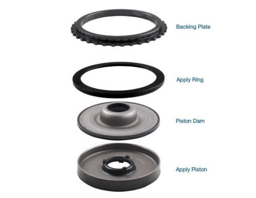 NEW 4L60E Teflon Input Drum & Pump Solid Ring Kit 4L65E 4L70E ~FREE SHIPPING