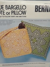 Bernat 1975 Vintage Kit True Bargello Create A Pillow Or Tote Gold tones T-5024