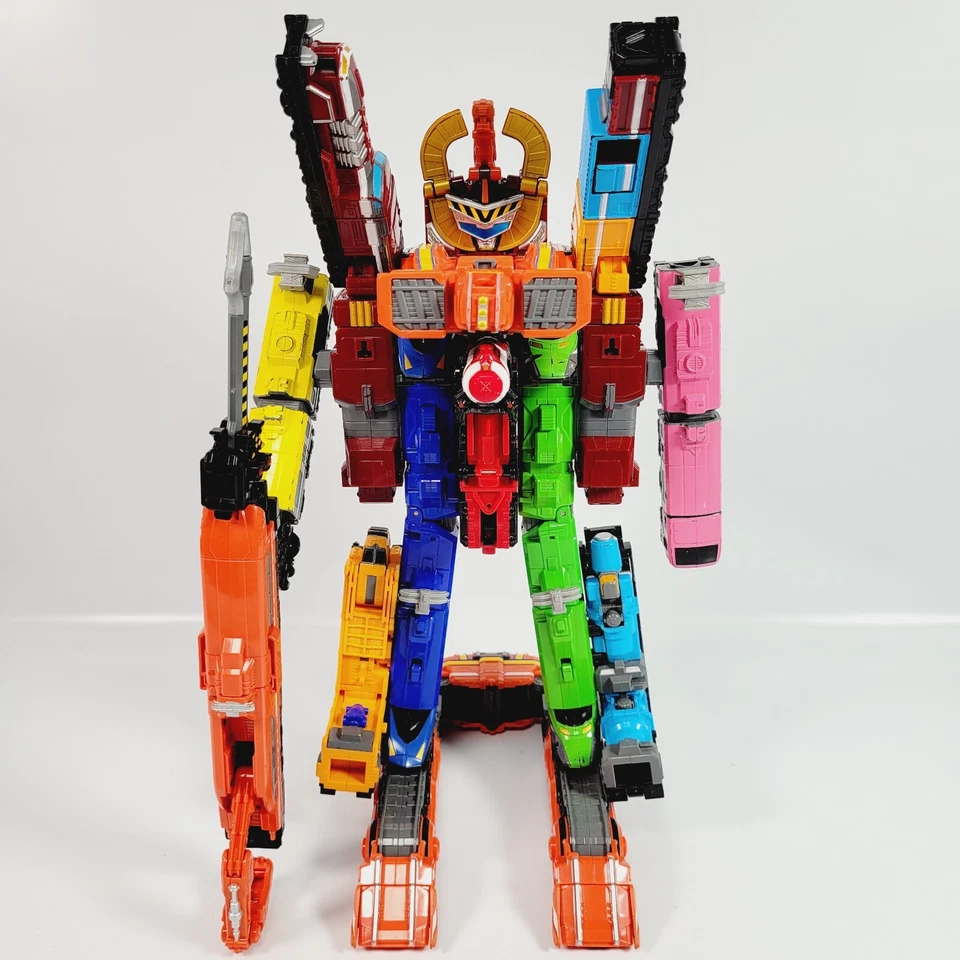 Power Rangers Toqger DX Build Dai-Oh & Toq-Oh & Diesel-Oh Set Megazord BANDAI Foto 2 de 4