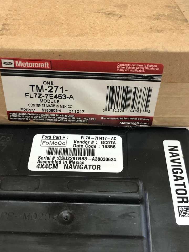 VÁLVULA MODULADORA TRANSMISIÓN AUTOMÁTICA MOTORCRAFT TM-271 PARA NAVEGADOR 2015-2017 Foto 3 de 3