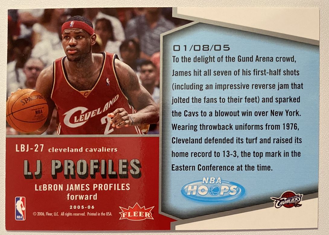lebron james cavs 2005