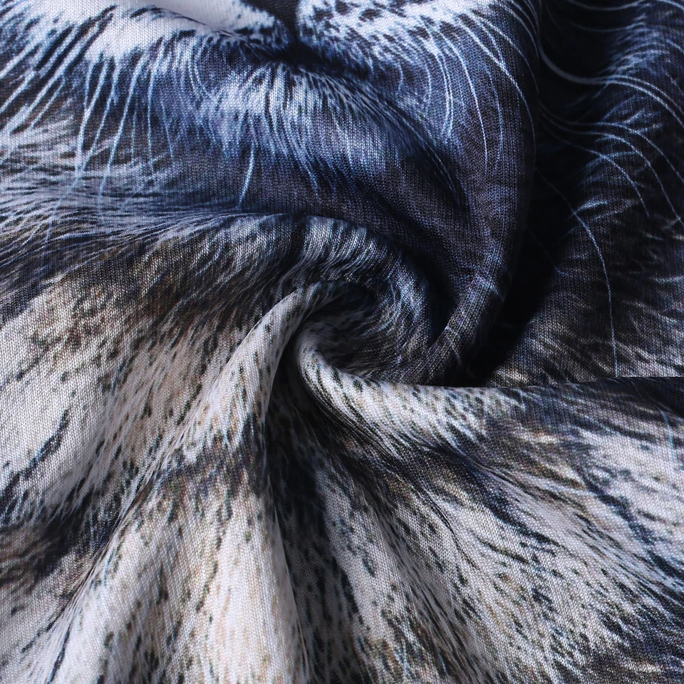 3D Animal Halloween Balaclava Tiger Dog Face Mask Sun UV Protection Face Cover - Image 3 of 4