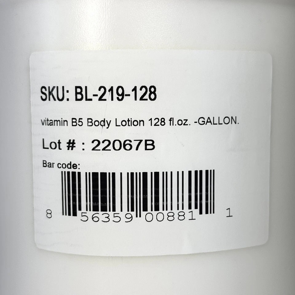 Malin + Goetz Vitamin B5 Körper Feuchtigkeitscreme Lotion Gallone Nachfüllflasche 128 fl. Oz. - Bild 3 von 3
