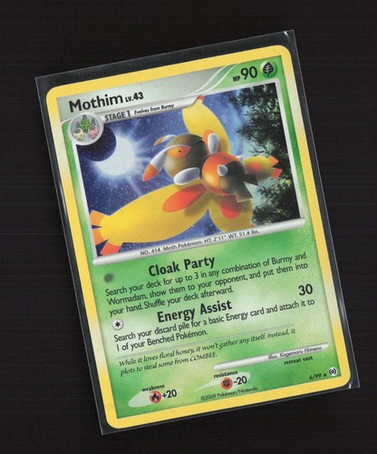 Mothim 6/99 Platinum Arceus Holo Rare Pokemon Card