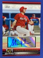 2010 Topps Pro Debut Shane Peterson Autograph Batavia Muckdogs /50
