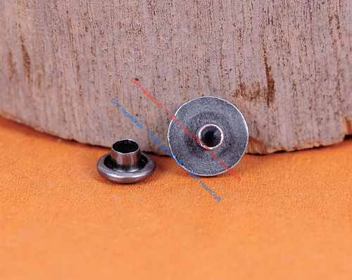 50X Retro Silver Round Cross Spikes Leathercraft Decor Fast Rivet Stud Conchos - Picture 4 of 9