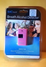 BACtrack Keychain Breathalyzer  Portable BAC Alcohol Tester  Pink