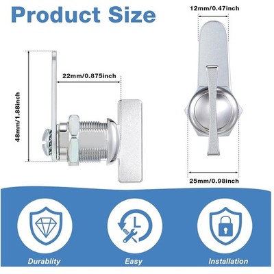 Secure Thumb Locks for Storage (10 Pcs)