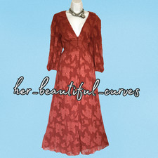 ASOS EMBROIDERED FLORAL VINTAGE STYLE PLEATED OCCASION PARTY DRESS SIZE 14 new