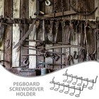 Metallständer Werkstatt Organizer Haken Heringe Multi-Ring-Racks Zubehör