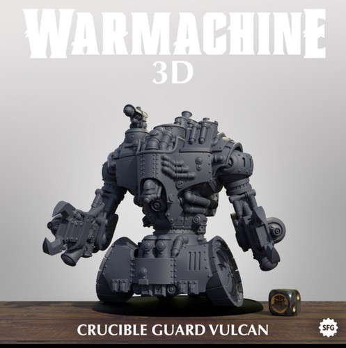 Warmachine Crucible Guard Vulcan Colossal