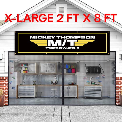 Mickey Thompson Tires Banner Flag Big 2x8 feet Drag Racing Mechanic Tire Shop - 第 14/16 張圖片