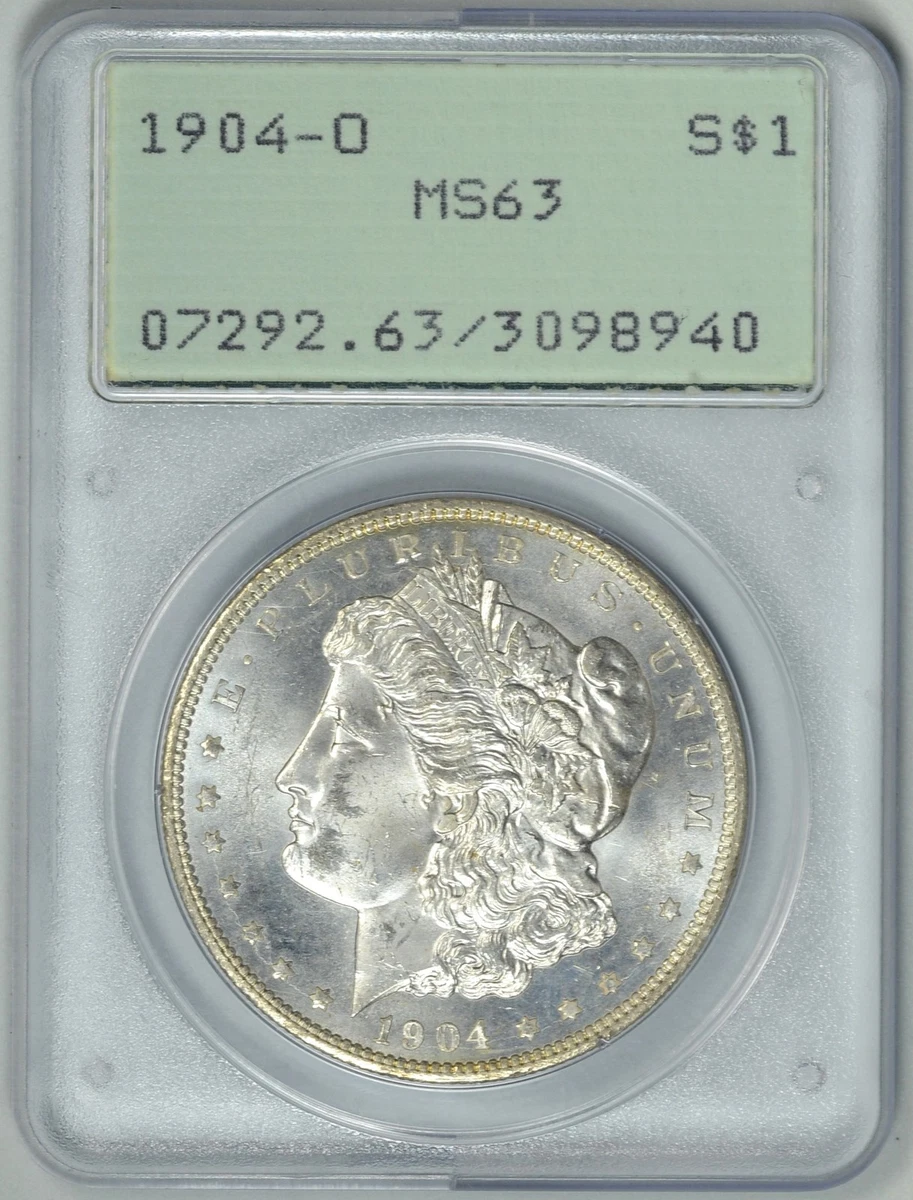 MS 63 Graded 1904 Year Morgan US Dollars (1878-1921) for sale | eBay