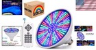 Super Bright 120V LED Pool Light, RGB Color & Remote Control for ...