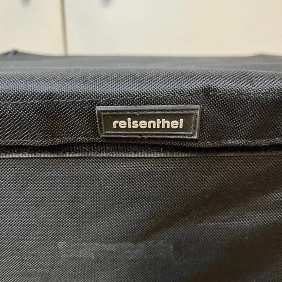 Medium Reisenthel Collapsible Fabric Storage Container Box Bin Zip Top - Image 3 of 4