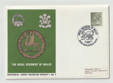 11/6/1971 UK GB Cover - Army Museum 1/7 - The Royal Regiment of Wales #3