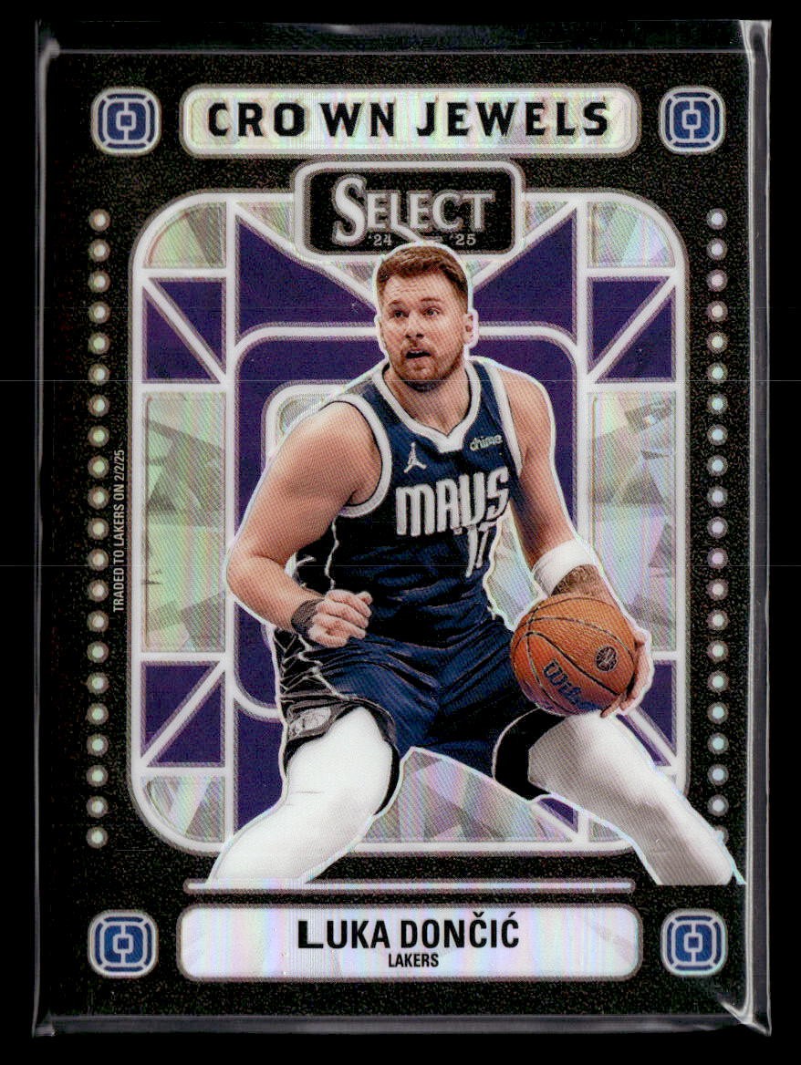 2024-25 Panini Select #4 Luka Doncic Crown Jewels SSP