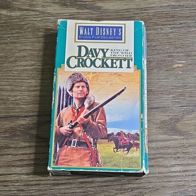 Walt Disney Davy Crockett Studio Film Collection VHS NTSC PG Family Fess Parker