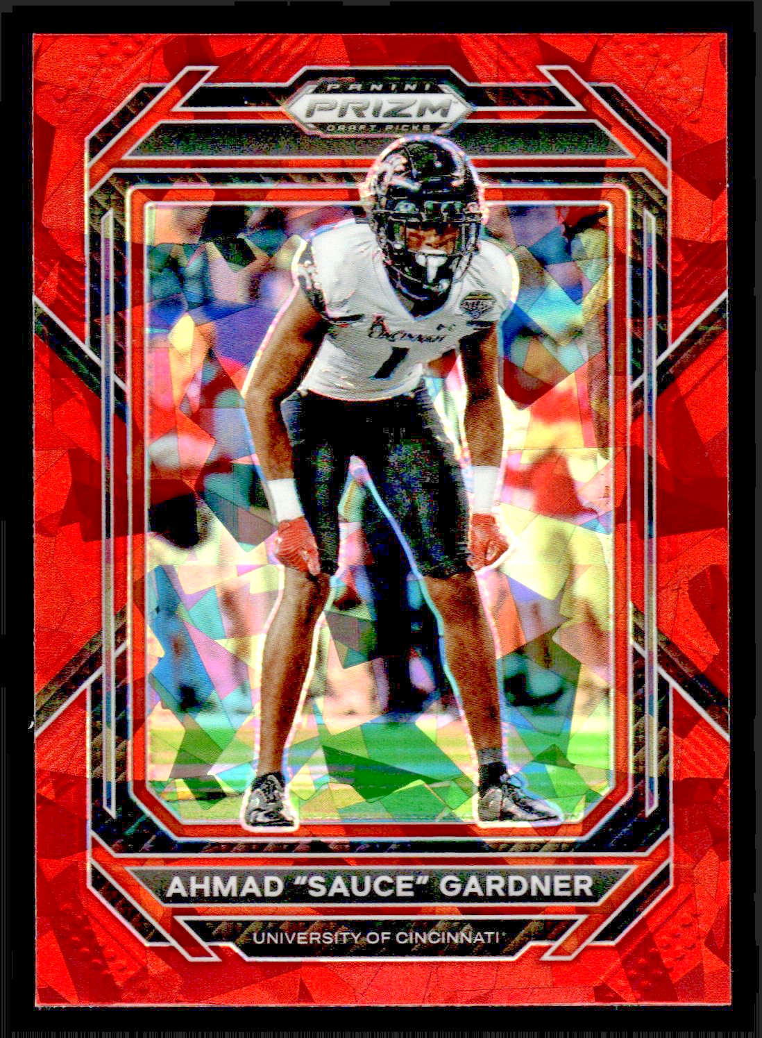 Ahmad 'Sauce' Gardner #3 Football Cards 2023 Panini Prizm Draft Picks trading card — raw and PSA graded price guide