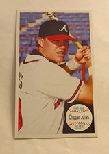 2020 Topps Archives Oversized 1964 Topps Giants Box Topper SP Chipper Jones